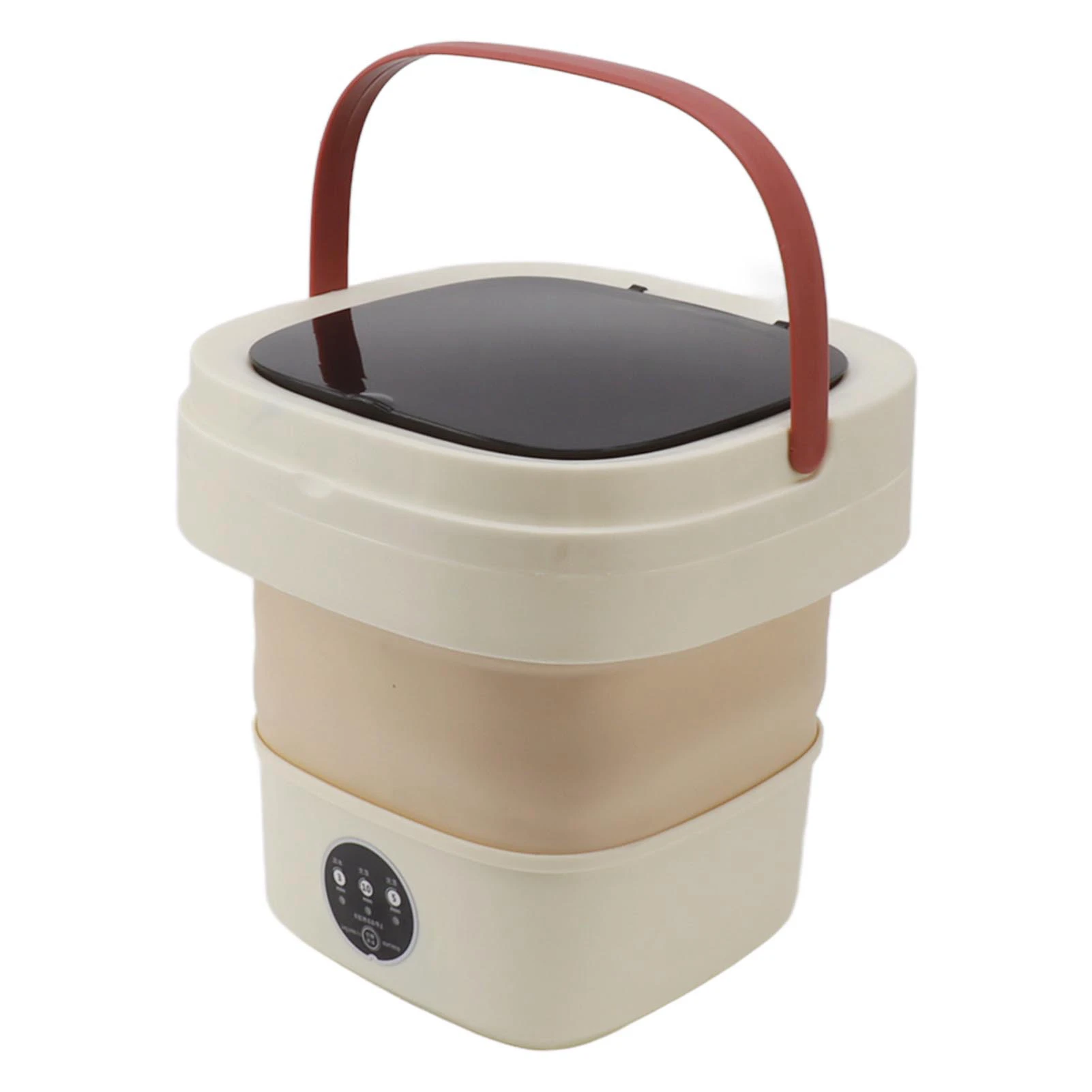 

Portable Bucket Washer 6L Multifunctional Dehydrator 100‑240V Mini Foldable Washing Machine Compact for Small Apartments