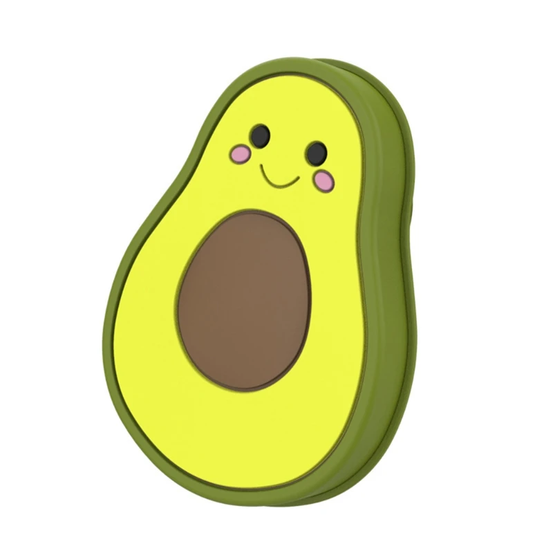 

Милая миска с авокадо из мультфильма с присосками, разделенная обеденная тарелка, посуда для младенцев