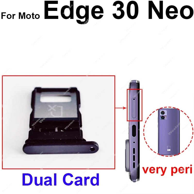 Dual SIM Card Tray Holder and Card Reader Adapter Replacement