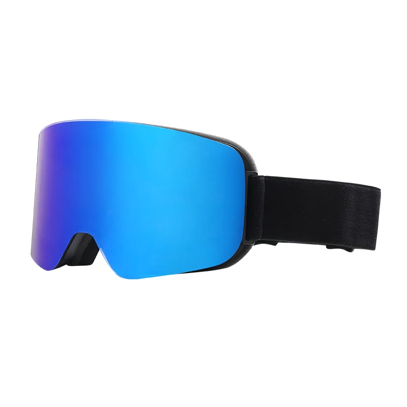 Big Ski Snowboard Goggles Women Men Skiing Eyewear Mask UV 400 Snow Protection Over Glasses Adult Double Anti-Fog Cylindrical 4