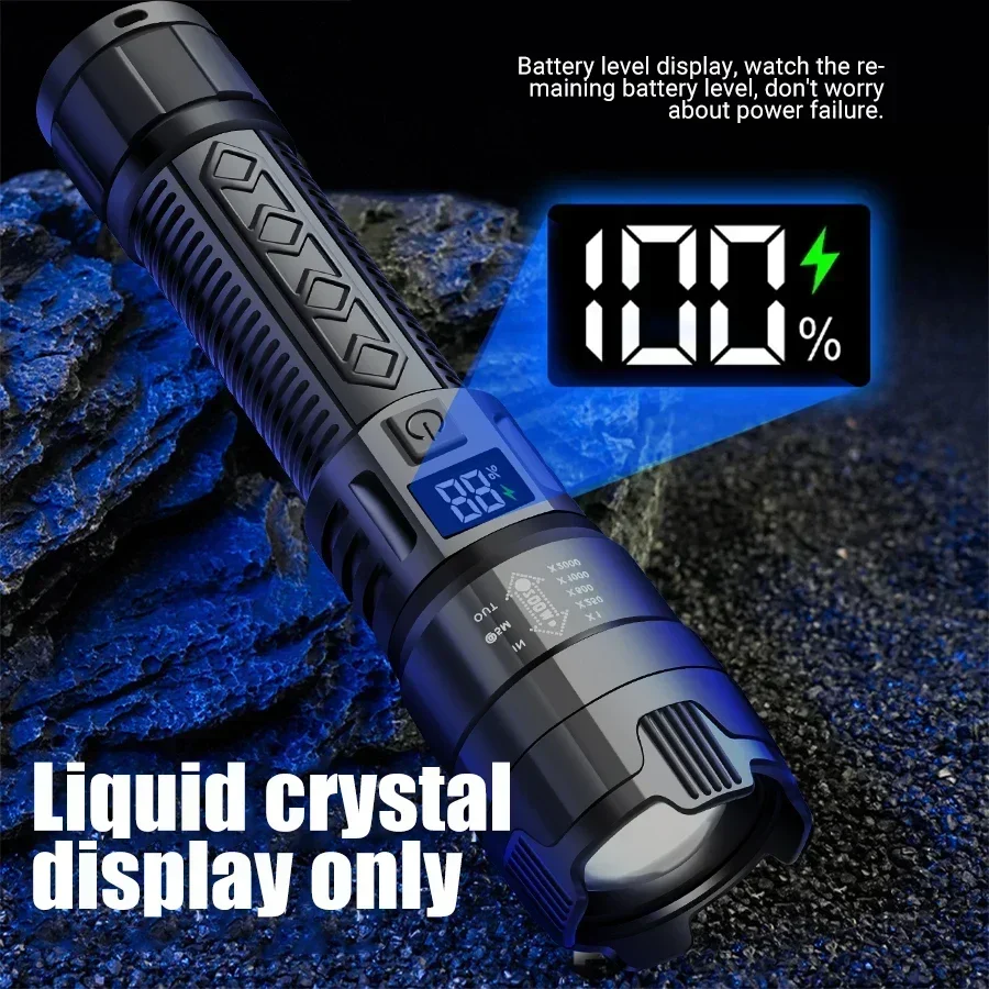 2000LM Rechargeable Tactical Flashlight 3