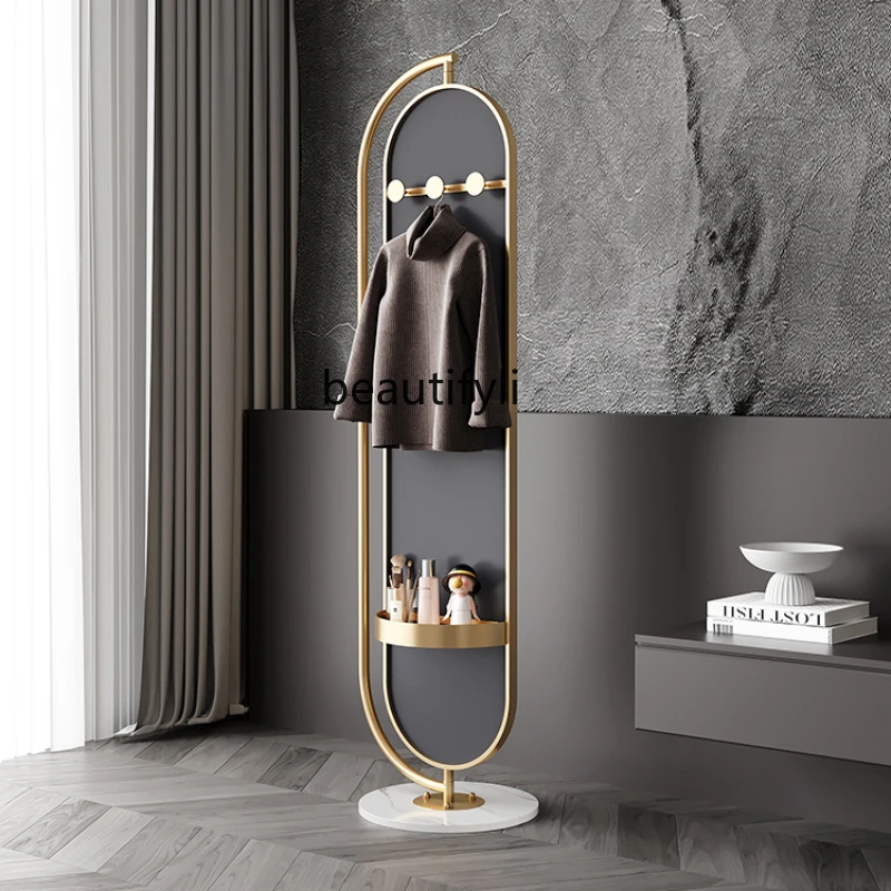 

Modern Light Luxury Full-Length Mirror Floor Mirror Home Bedroom Full-Length Mirror Girls Rotatable High-End Affordable
