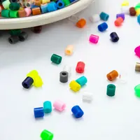 100g/10000pcs 2.6mm Mini Perler Hama Beads Kids DIY Toy Colormixing White Black Color Fuse Beads Learning Toys For Children 2