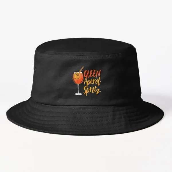 

Queen Aperol Spritz Bucket Hat N21Mens Outdoor Casual Caps Solid Color Women Boys Fish Sport Fishermen Spring Sun Hip Hop