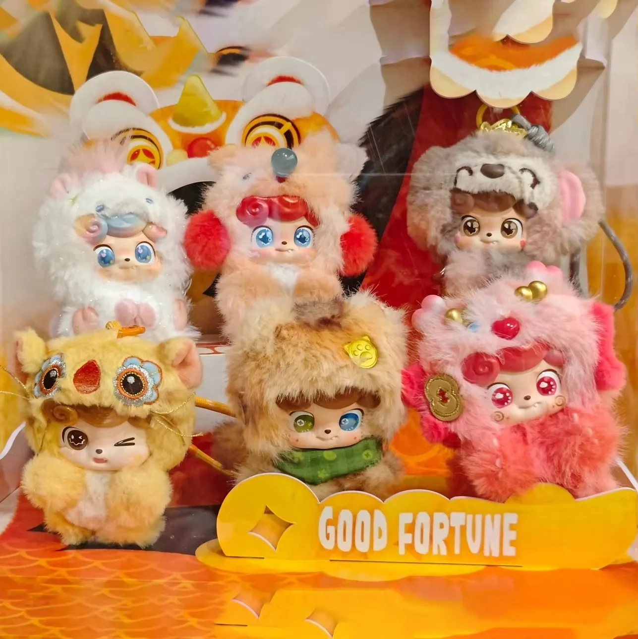 조토이즈 Q.키드 행운 시리즈 블라인드 박스 귀여운 인형 펜던트 컬렉션 데스크탑 장식 패션 트렌드 서프라이즈 선물 