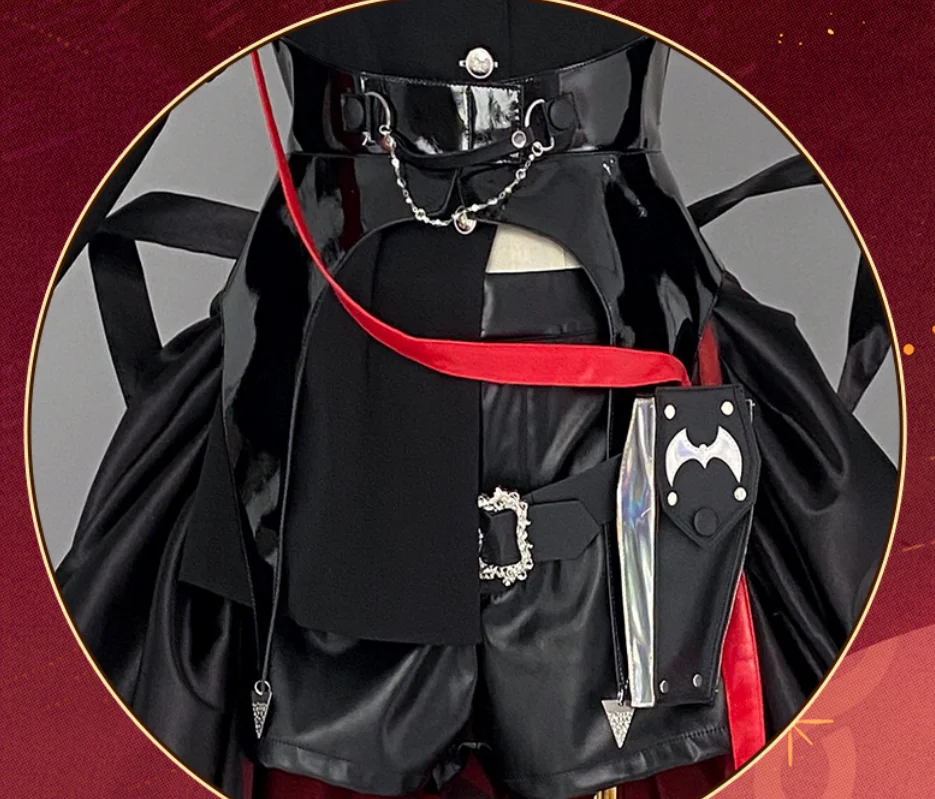 Fantasy Black Evening Dress Cosplay Costume