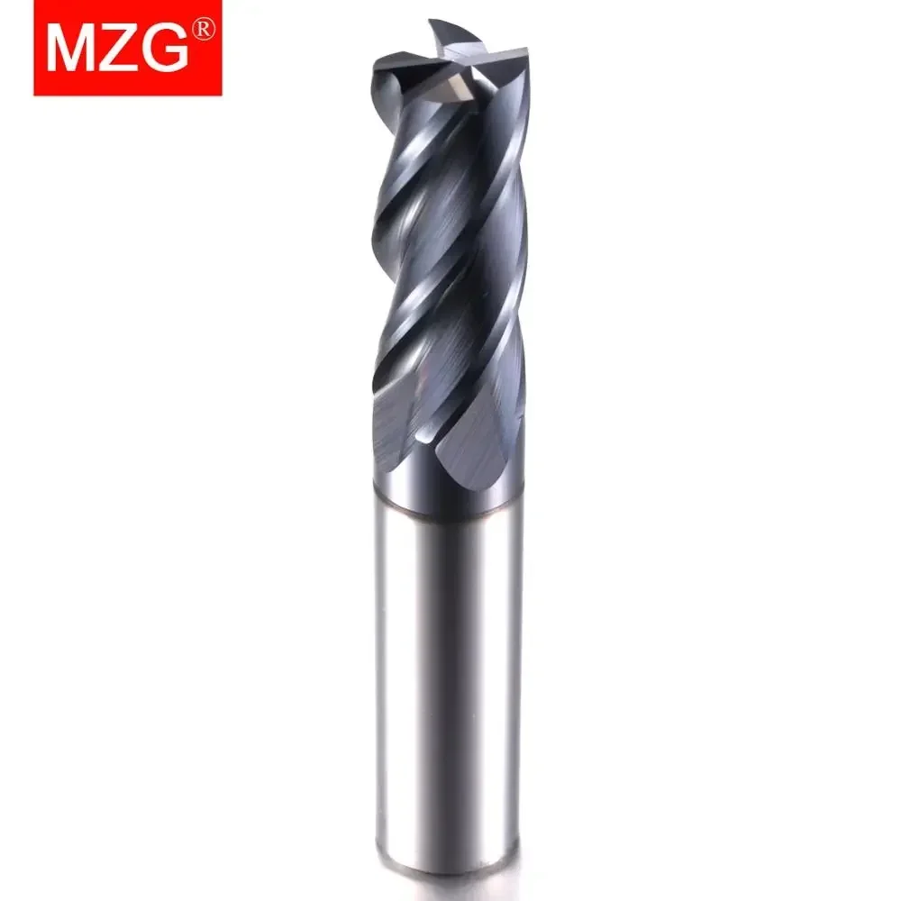 Alloy carbide milling cutter MZG Cutting HRC50 4 Flute 4mm 5mm 6mm 8mm 12mm Alloy Carbide Tool Tungsten Steel Milling Cutter End Mill