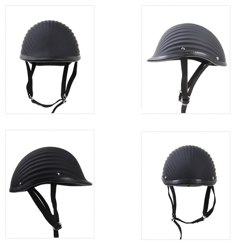 2022 Half Motorcycle Helmet Vintage Retro Casco Moto Half Face Helmet Men Women Scooter Bicycle Bike Moto Helmet