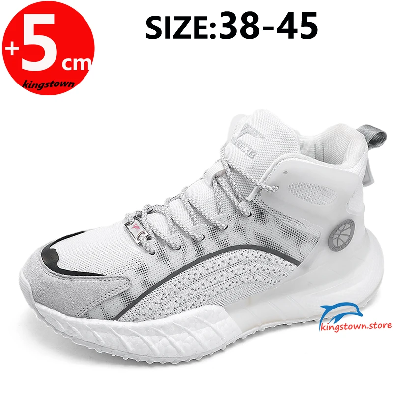 

Man Boots Elevator Height Increase Insole 6cm Mesh Sneakers for Men's Sports and Outdoor Activities