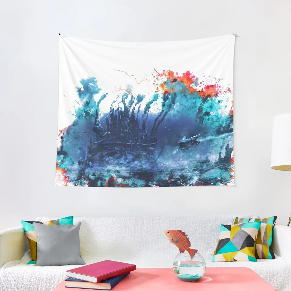 Arazzo Subnautica Arredamento Bagno Forniture Per La Casa Decorazione Arazzo Estetico