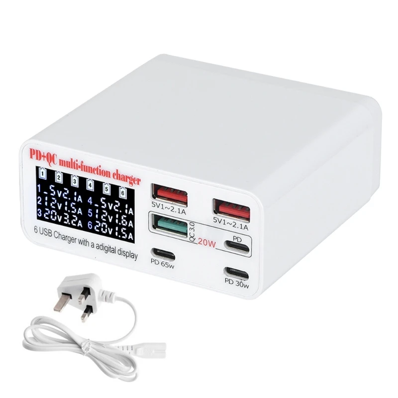 

L43D 87W PD+QC Multi Function with LCD Display For Mobile Phones