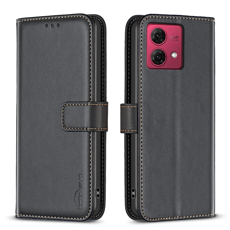 Moto G84 5G Case Cover Flip Folio Leather Wallet Credit Card For Motorola