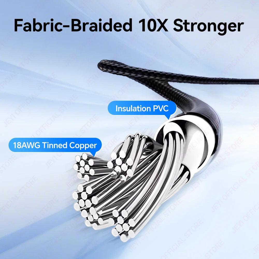 مجموعة كابل تمديد JEYI PSU - 24Pin ATX + 8Pin EPS...