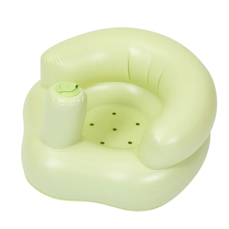 Inflatable Baby Bath Chair and Portable Kids' Lounger Sofa