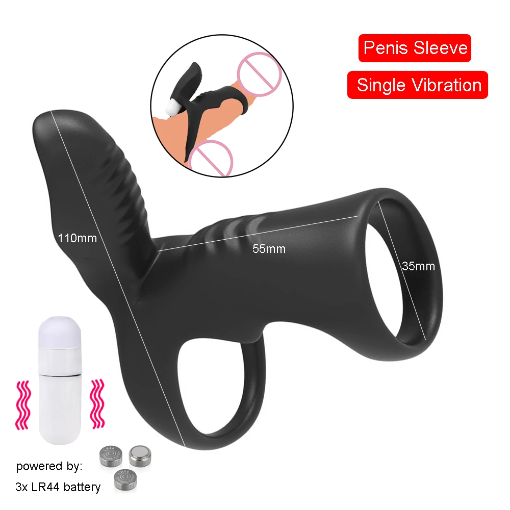 On Vibrators Strap Ring For Men Extender Stretcher Delay Ejaculation Women Clitoris Anal Stimulator Sex_voghion.com
