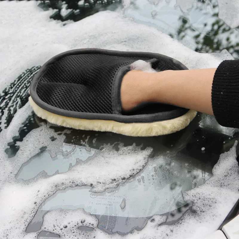 Microfiber Auto Car Washing Glove for Toyota, car cleaning gloves, microfiber car mitt, microfiber cleaning gloves, microfiber washing gloves, microfiber gloves