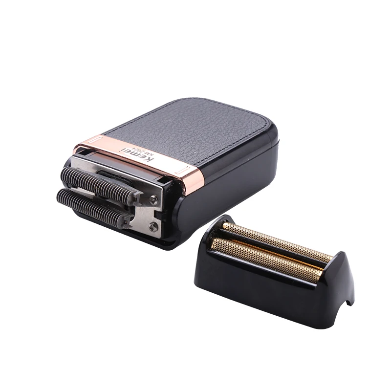 Electric Beard Shaver Professional Beard Trimmer Mini Face Razors for Shaving Men Leather Covering IPX4 Waterproof electric shaver