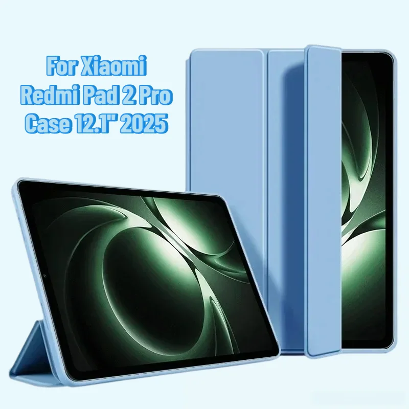 Enhanced Protective Magnetic Flip Cover with Tri-Fold Stand and Auto Sleep/Wake Feature