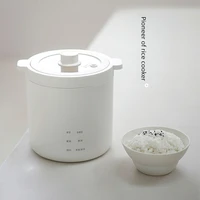 Cuisinière à riz électrique miniature 1,2 L 220 V pour la maison, avec revêtement en céramique/acier non revêtu disponible, multicuiseur de cuisine 3