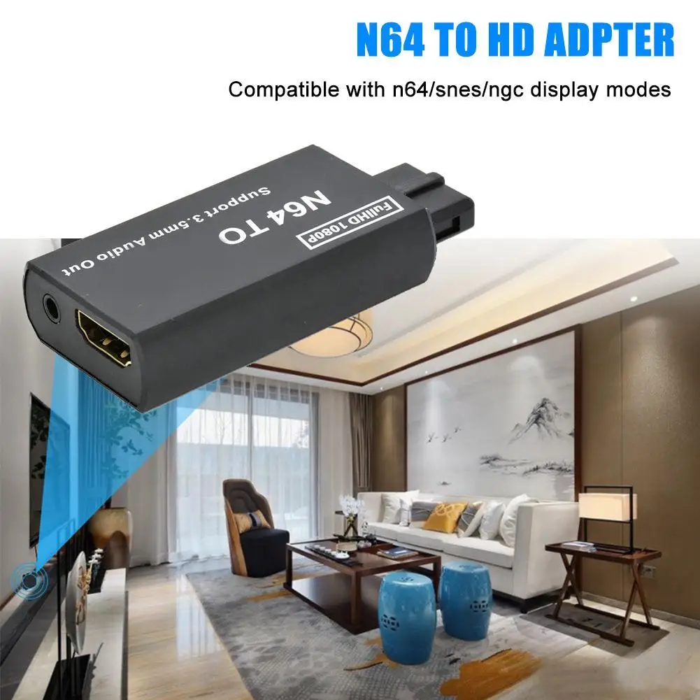 Console Di Gioco Adattatore Convertitore Compatibile Da N64 A Hdmi Plug And Play Per Adattatore Hdmi Snes/Ngc/Sfc Con Uscita Audio Da 3.5Mm
