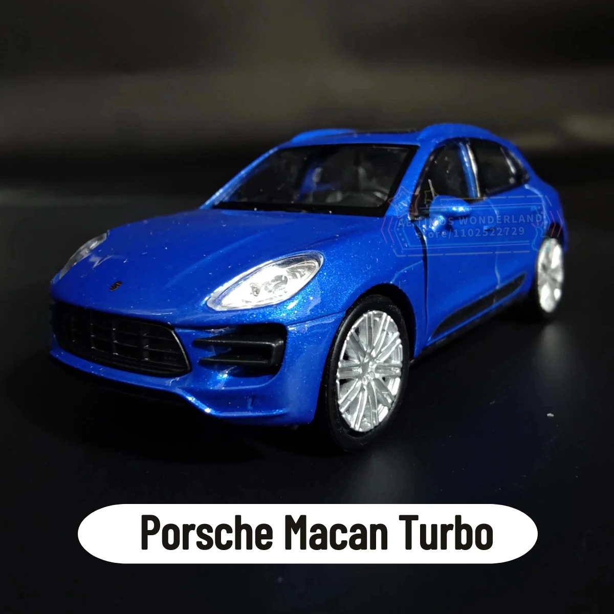 

1:36 Porsche Macan Turbo Replica Metal Diecast Car Model Scale Vehicle Collection Home Interior Decor Gift Kid Boy Toy