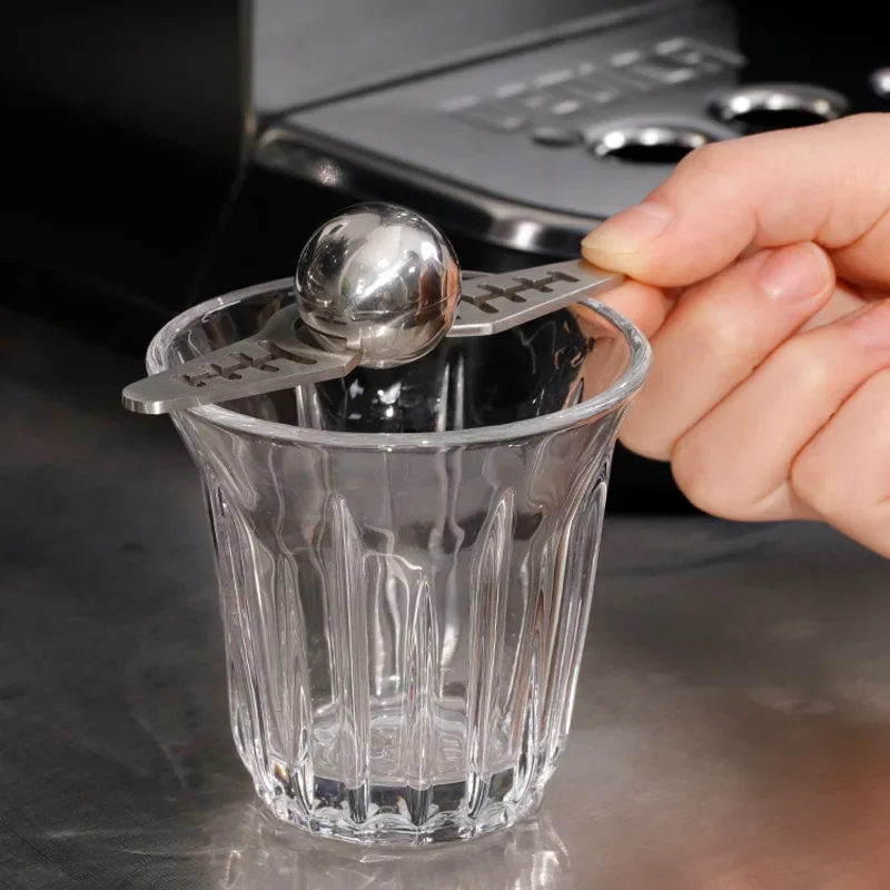 1pc Stainless steel freezing balls Rapid cooling Espresso Pour-over coffee Whisky Ice wine stones Ice ball racks Coffee utensils