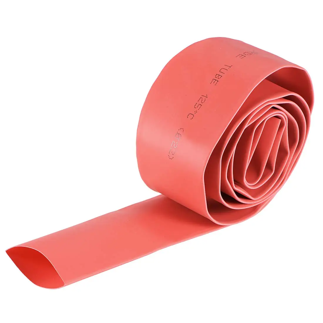 

Keszoox Heat Shrink Tubing, 22mm Dia 37mm Flat Width 2:1 Ratio Shrinkable Tube Cable Sleeve 1m - Red