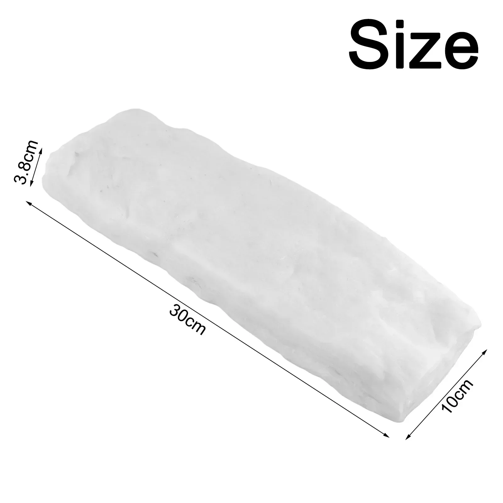 Ceramic Sponge 300x100 X38mm Ethanol Fireplace Combustion Chamber Ceramic Sponge Fireplace Accessories Indoor Wool