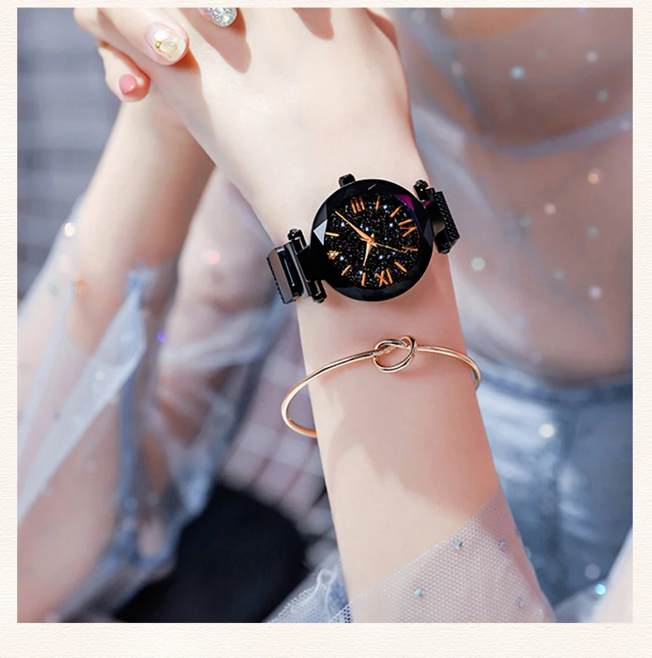 Starry Sky Women's Watch - size comparison