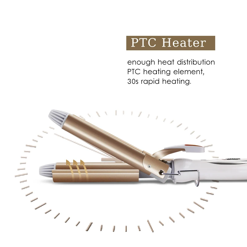 Hair Tools Curling Iron Ceramic Triple Barrel Hair Styler Waver Styling Tools Customizable