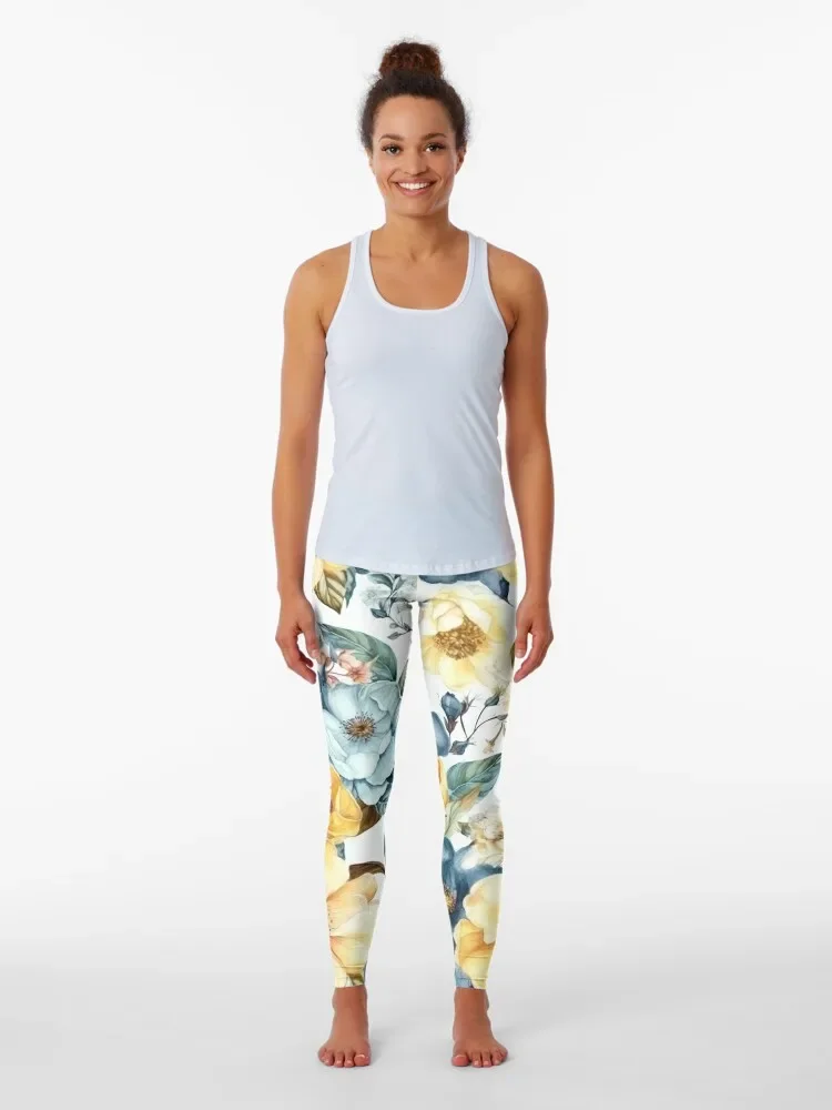 Vintage Flower Pattern Leggings Legging sexy woman Women's tights legging pants raises butt Womens Leggings