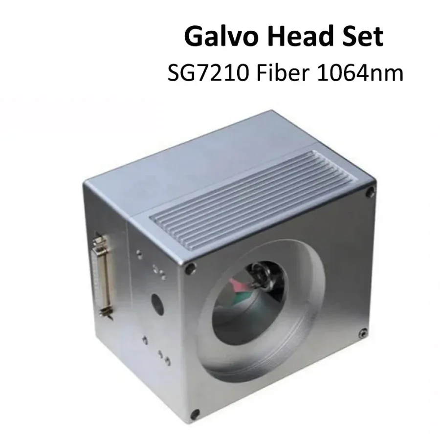 HAOJIAYI 1064nm Scansione laser a fibra Testa Galvo SG7210 SG7210R Apertura ingresso Scanner galvanometro da 10 mm con set di alimentatori - immagine 4