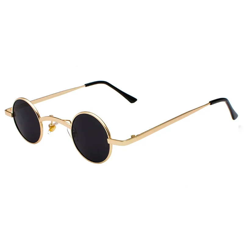 

Yy Mini Glasses Men's Fashionable Small Lens Sunglasses round Retro Small round Rim