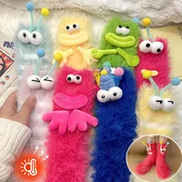 3D Cartoon Adorable Socks Huggably Soft Fuzzy with A Playfully Funny Design Warm Cozy Non-Slip Grip