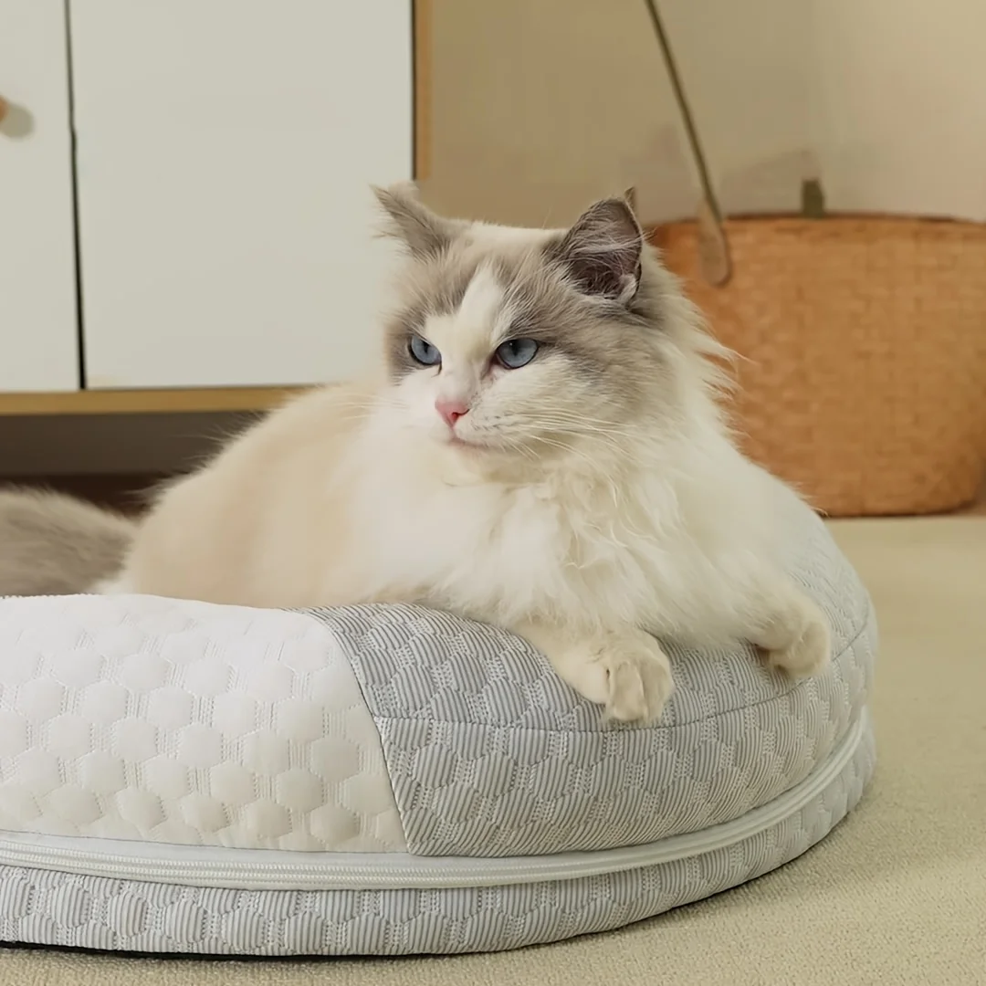 Summer Pet Cooling Bed Ice Mat For Dogs Cats Washable Breathable All Season Pad Indoor Sofa Bedroom Living Room Pet House Supply_voghion.com