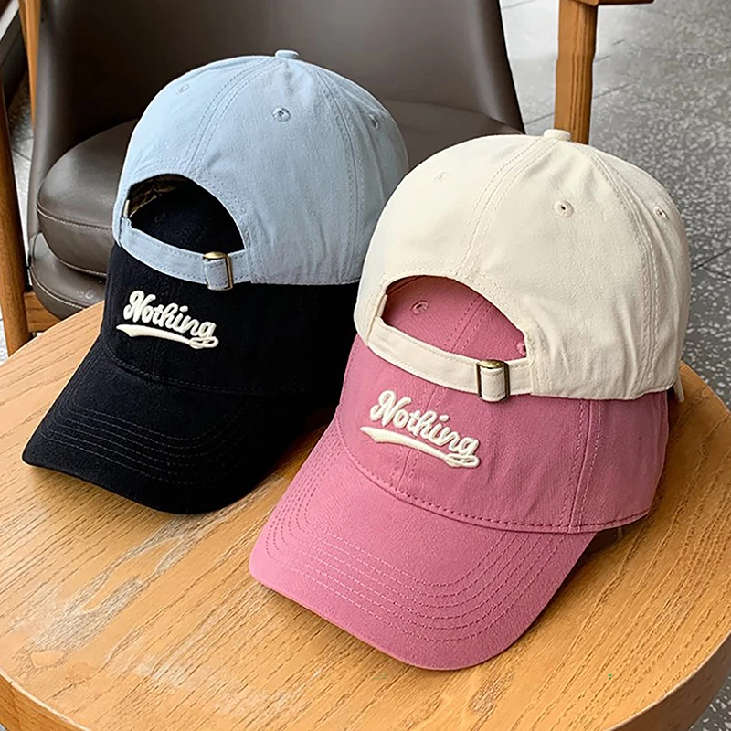 

Hat Lengthened Wide Brim Baseball Cap Women's Korean-Style Embroidered Letters Deep Top Peaked Cap Men's Fashion