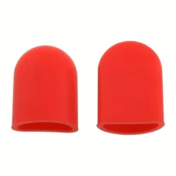 Non-Slip Silicone Electric Scooter Foot Protectors - Set of 2 (Red)
