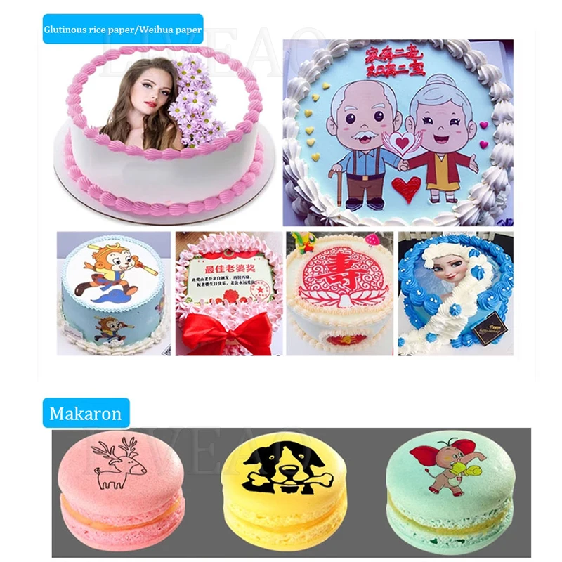 Automatic Beverages Food Selfie Edible Ink Cake Coffee Latte Art 3D Printer Food Printing Machine