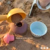 Summer Beach Toys Premium ABS Children Beach Play Sand Tools Ice Cream Shape Water Play Tools Portable for Children Kids for Fun 1