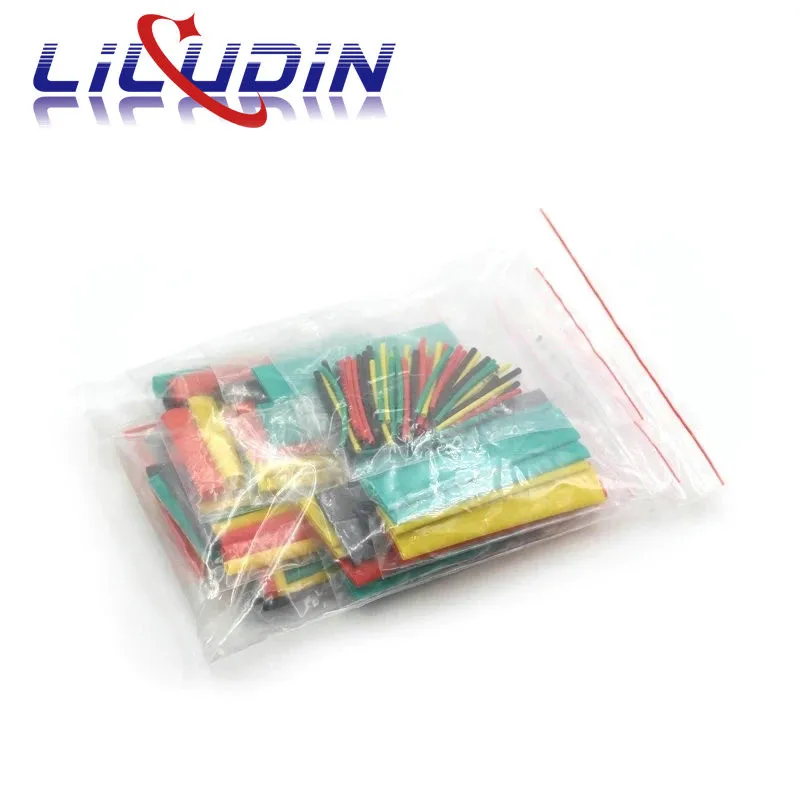 164pcs Set Polyolefin Shrinking Assorted Heat Shrink Tube Wire Cable Insulated Sleeving Tubing Set