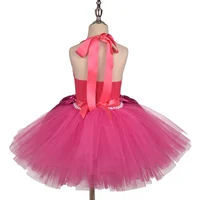Robes Tutu princesse Rosy pour filles, longueur aux genoux, lettre B, pour fête d'anniversaire, Halloween, Costumes de noël, Margot Robbie Cosplay 5