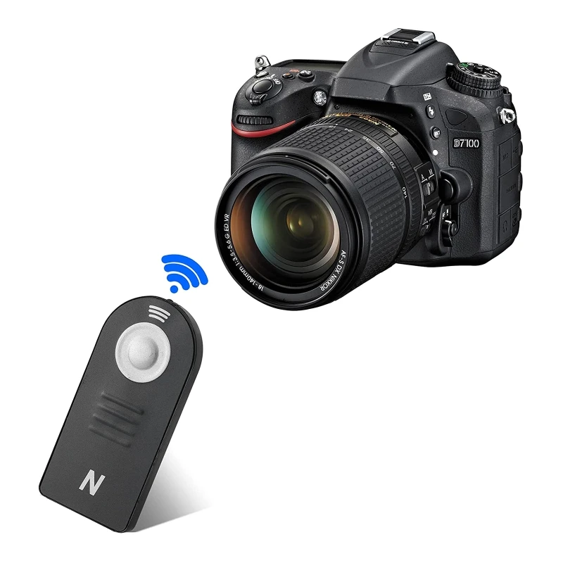 

Wireless Remote Control Shutter Release for Nikon D3000 D3200 D3300 D3400 D40 D40X D50 D5000 D5100 D5200 D5300 D5500