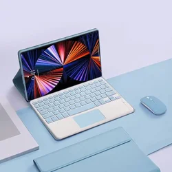 Enhanced Touchpad Keyboard Case with Tablet Protective Cover - Japanese Keyboard (Blue 2)