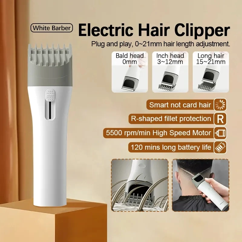 Xiaomi youpin DOCO Electric Hair Clipper Type-C description image