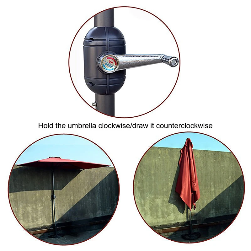 Parasol Shaker Crank Handle Patio Umbrella Crank Handle Umbrella Accessories Patio Outdoor Replace Parts