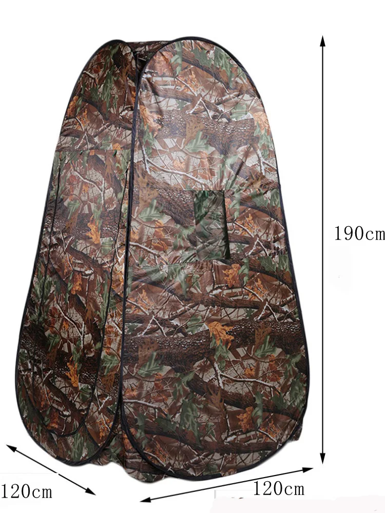 Single Person Portable Privacy Shower Toilet Camping Pop Up Tent Camouflage UV Function Outdoor Dressing Photography Watch Bird camping tent portable shower tent portable tent