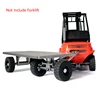 1/14 RC Metal Trailer RC Accessories Parts for Hydraulic RC Forklift DIY TAMIYAYA LESU Model Radio Controlled Transport Truck  5