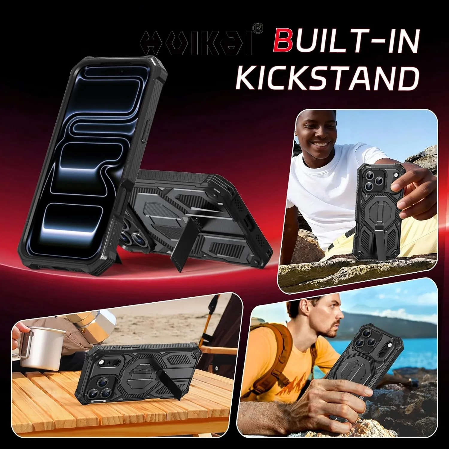 Magnetic Military-Grade Shockproof Protective Case