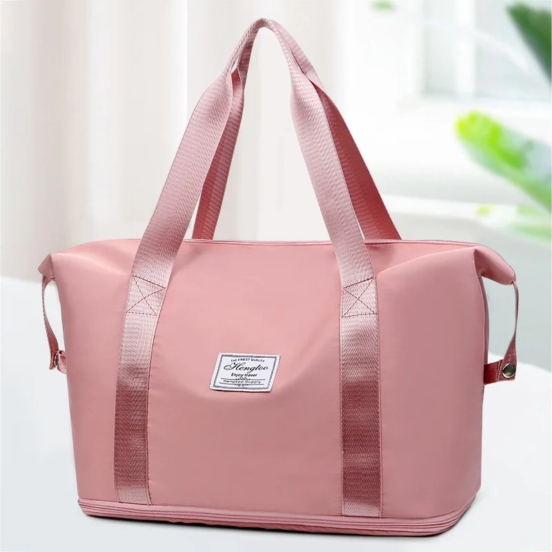 2024 new women men Duffle Bag Women Shoulder Bag Quality Handbag Double Zipper Expansion Bag Large Female Bag New Luggage Bag