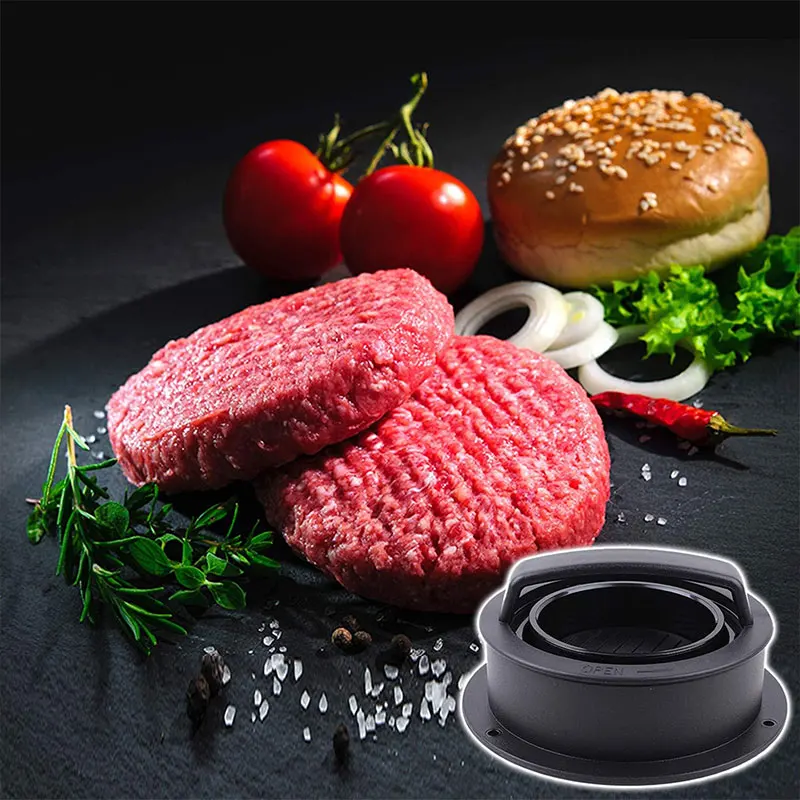 3 in 1 Stuffed Burger Press Patty Maker Mold Sliders Beef Burge Patty Press Non Stick Kitchen Barbecue Tool Grilling Accessories